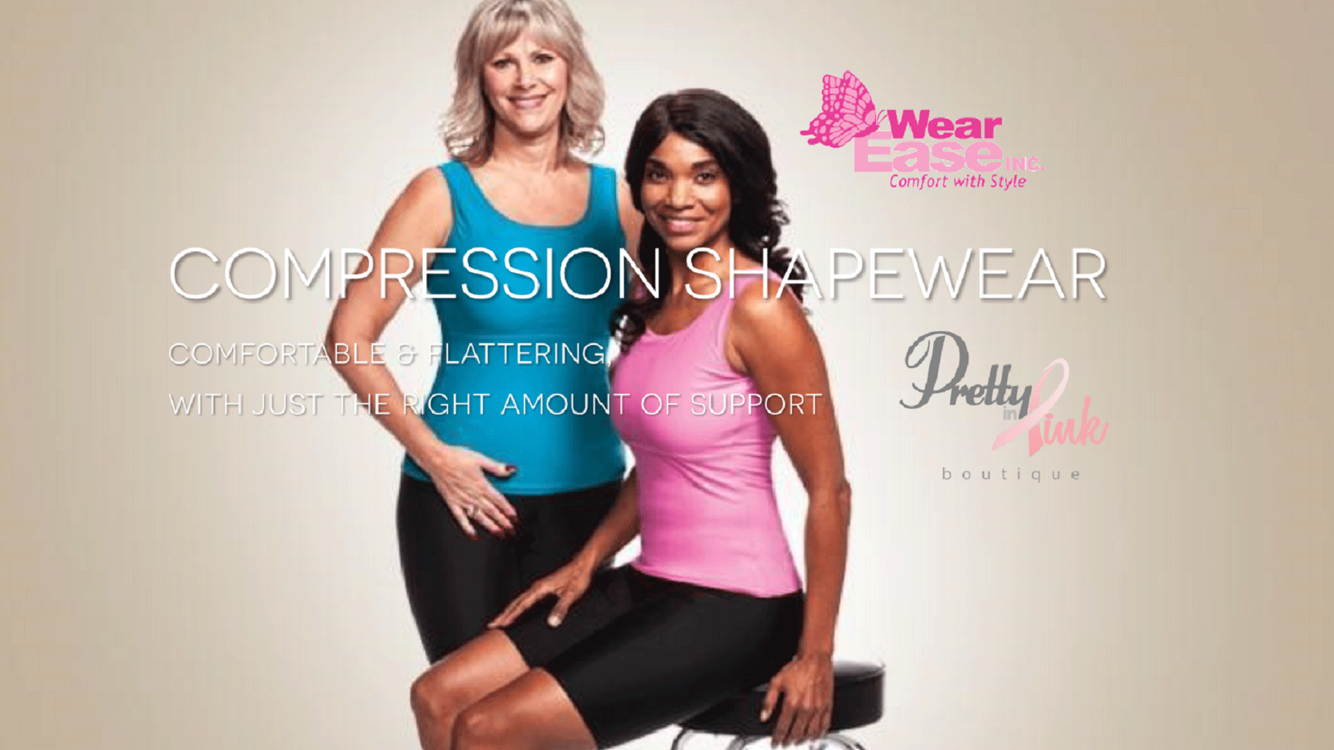 Wear Ease Compression Shapewear - Pretty in Pink Boutique