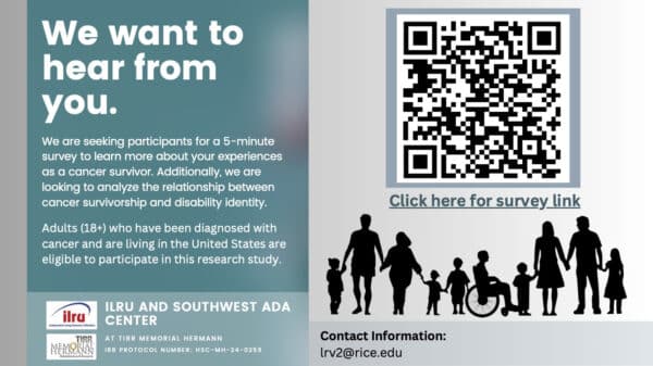 unnamed Cancer Survivorship and Disability Identity